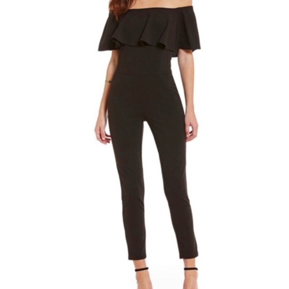 Sugar Lips Pants Jumpsuit Womens Size Medium, Black